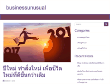 Tablet Screenshot of businessunusual.net